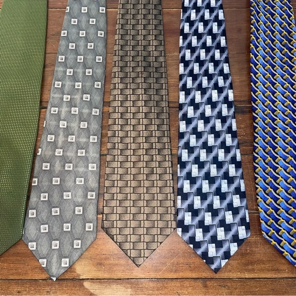 Robert Talbott Green and Gray Silk Ties